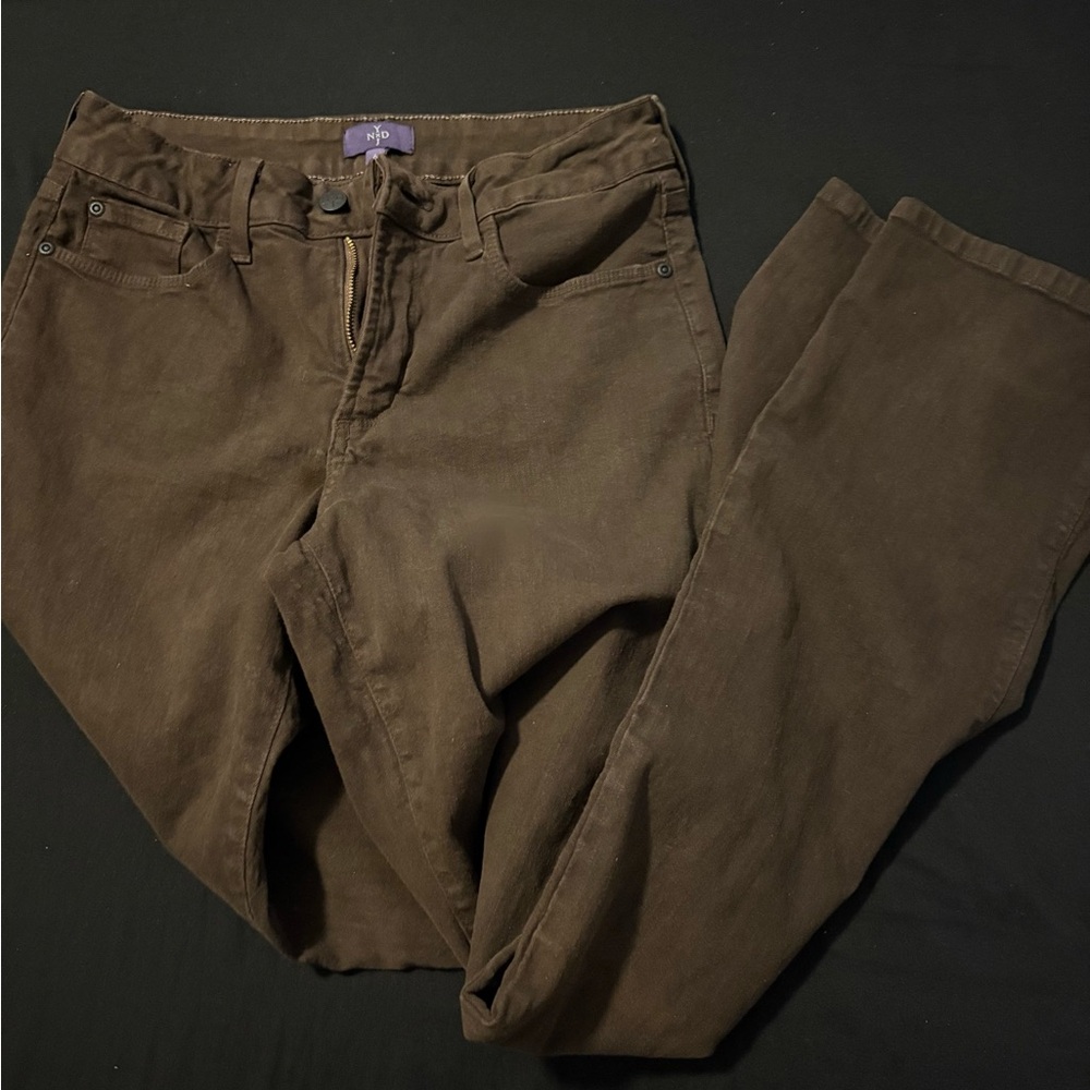 NYDJ Brown Skinny Jeans Earth Tone